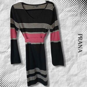 {PrAna} Bell Sleeved Knit COTTON BLEND Dress